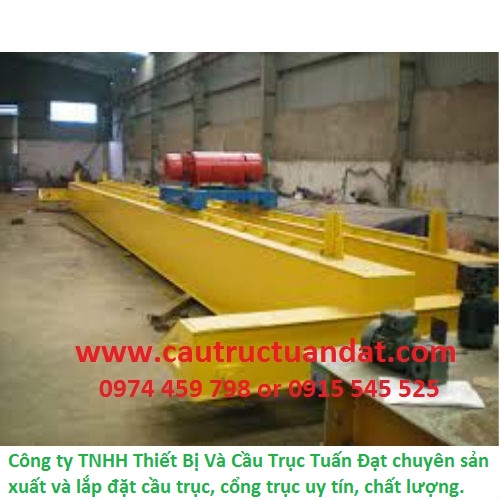 Hình ảnh cầu trục Công ty Tuấn Đạt sản xuất